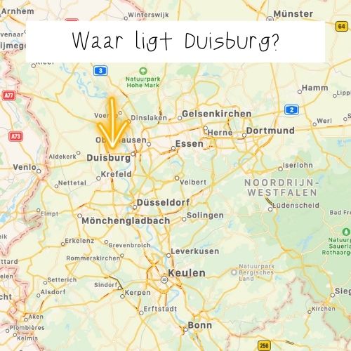 kaart plattegrond kerstmarkt duisburg