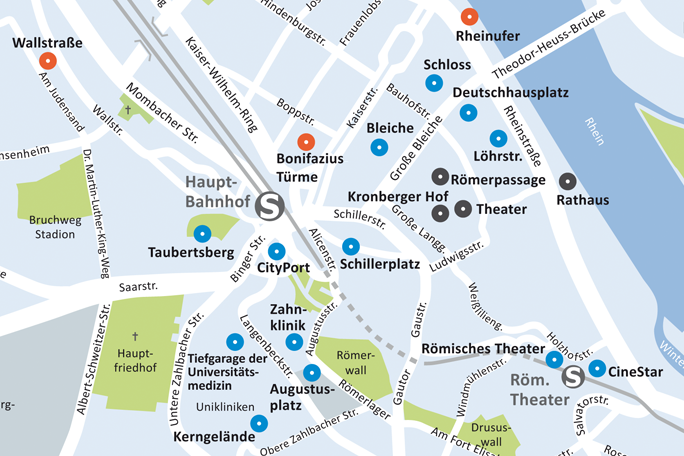 parkeren mainz