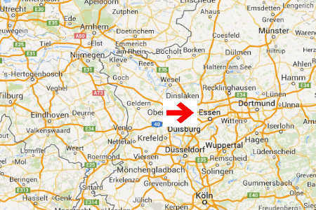 kaart plattegrond essen