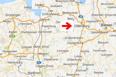 kaart plattegrond oldenburg